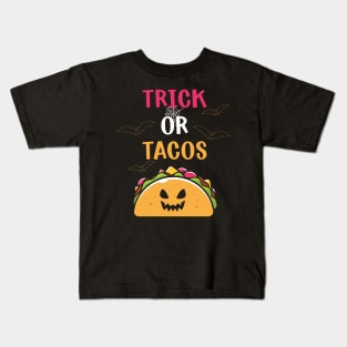 Trick or Tacos Kids T-Shirt